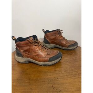 Ariat Brown Leather Lace Up Waterproof‎ Hiking Boots Women US 8.5
